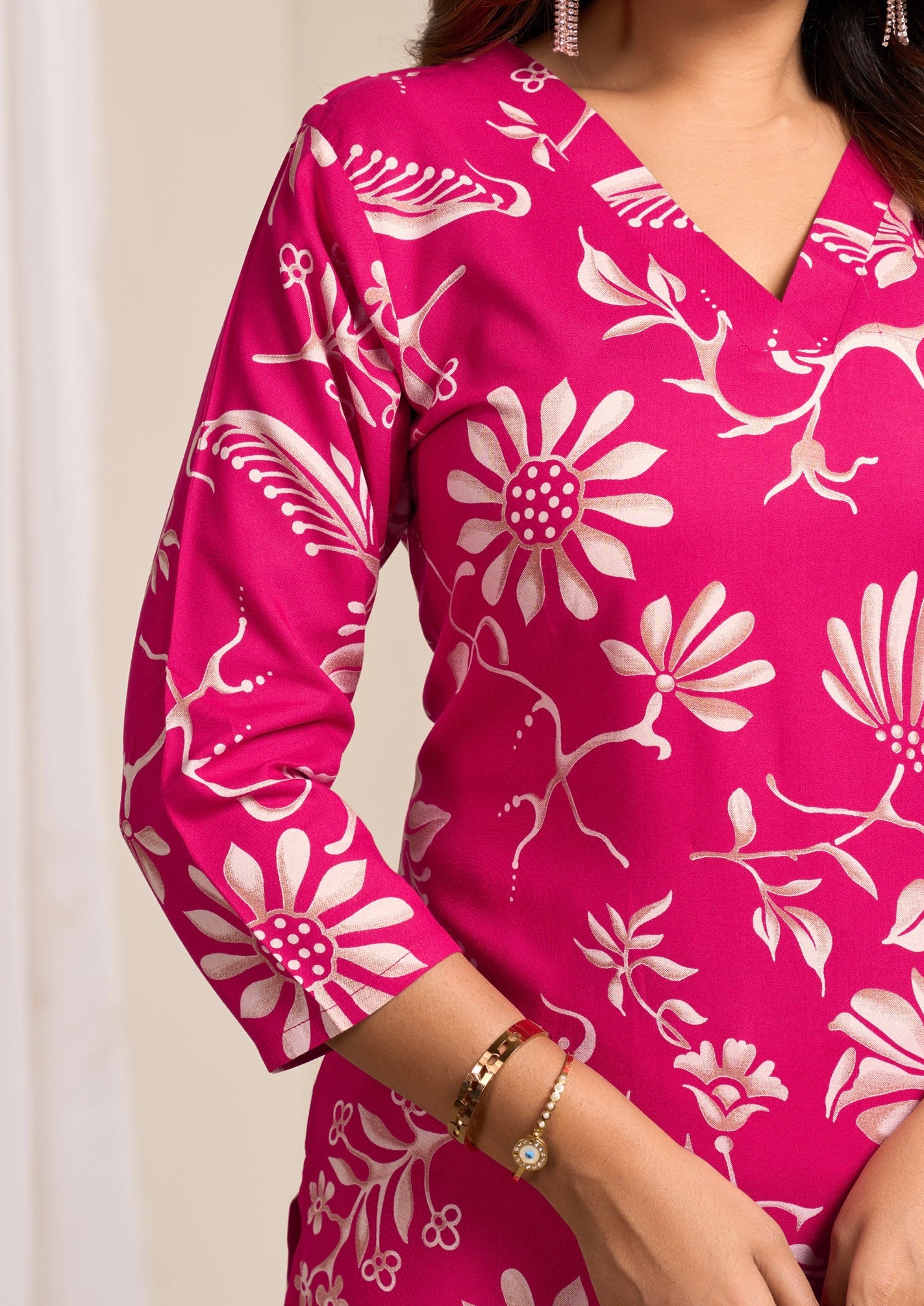 Fuchsia Bloom – Pink Floral Co-ord Set