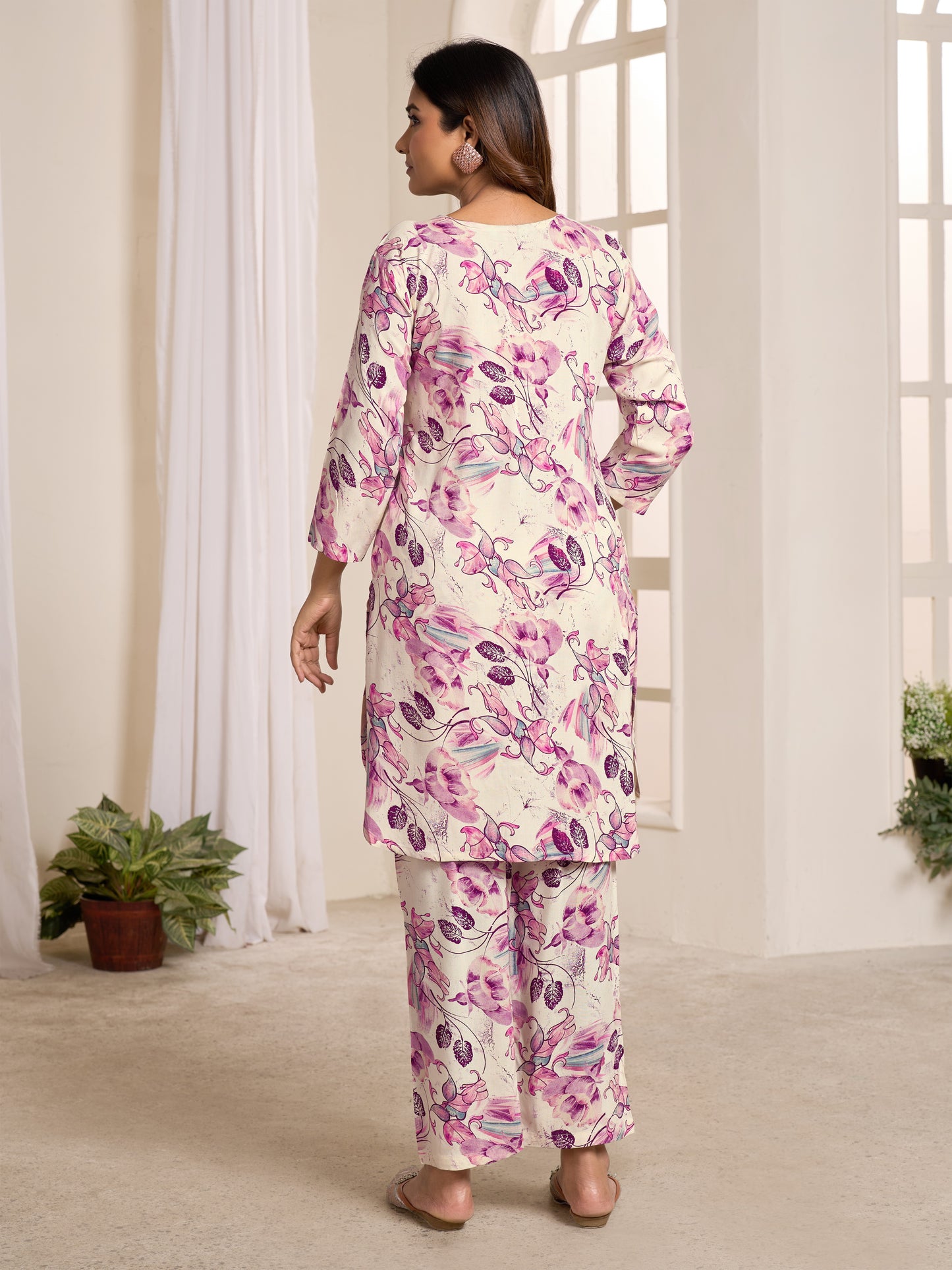 Ivory Blossom – Floral Co-ord Set